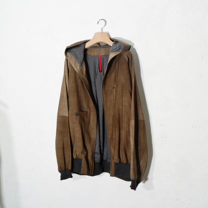 Uneven Dyed Wool Jacket  / yellow