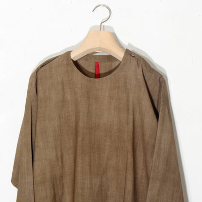 Uneven Dyed Pullover  / yellow