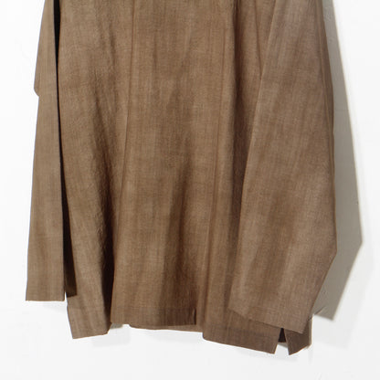 Uneven Dyed Pullover  / yellow
