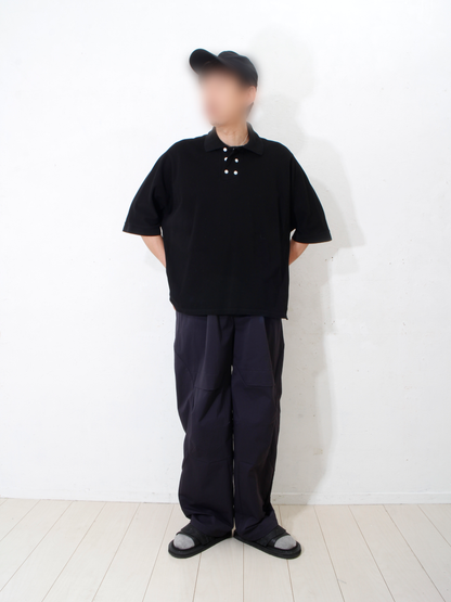 DOUBLE POLO / black
