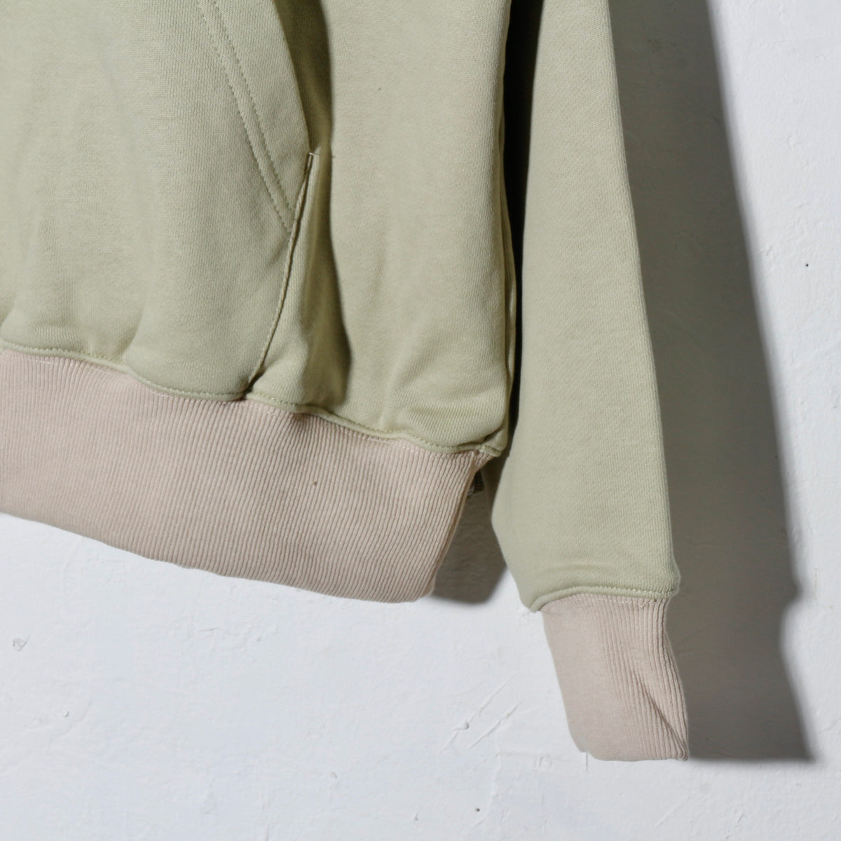 MINI ZIP HOODIE/  moss gray
