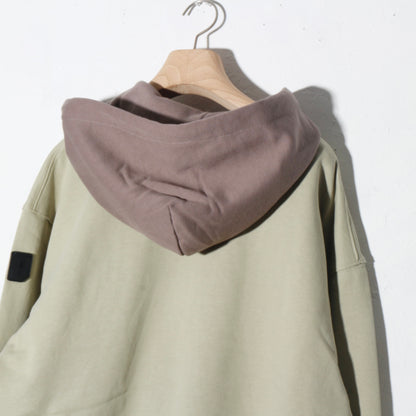 MINI ZIP HOODIE/  moss gray