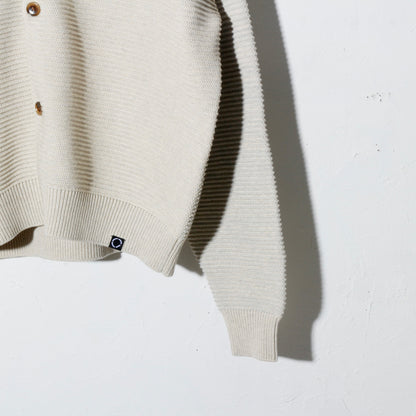 REFLECTIVE KNIT SHIRT JACKET /  oatmeal