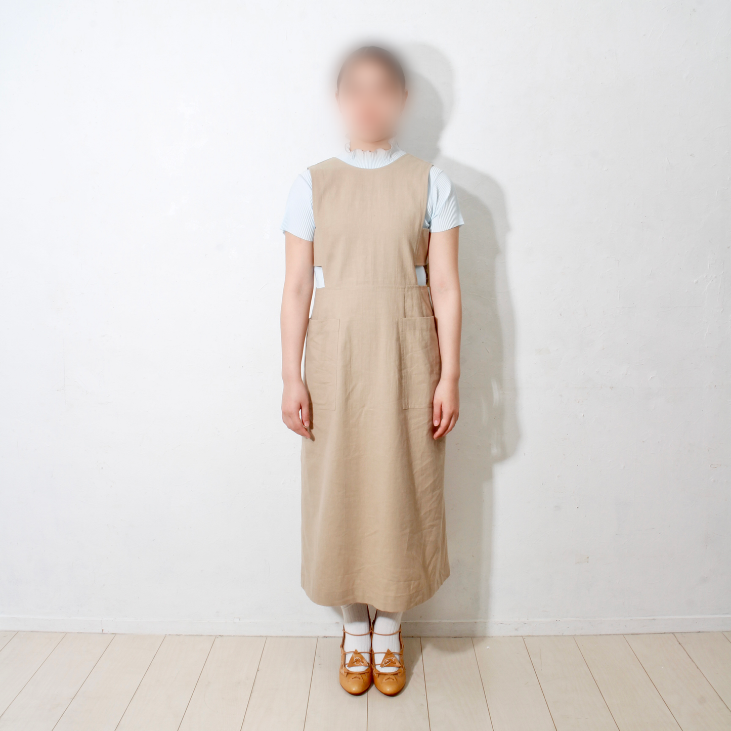 暮chic / ボタンのワンピース / beige