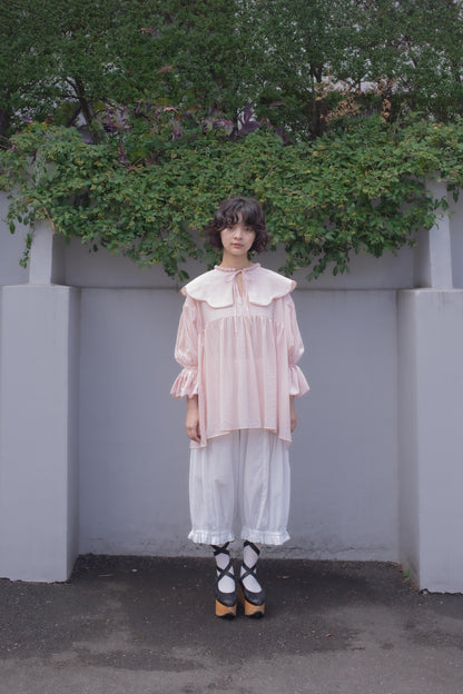 【custom order】natsumi osawa/pearl scalloped tunic※受注商品となります/9月2日(火）22:00締切となります