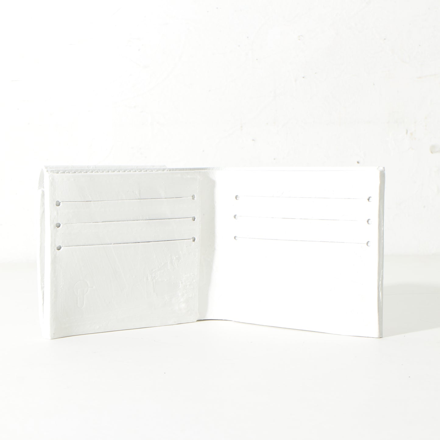 二つ折り財布 / white