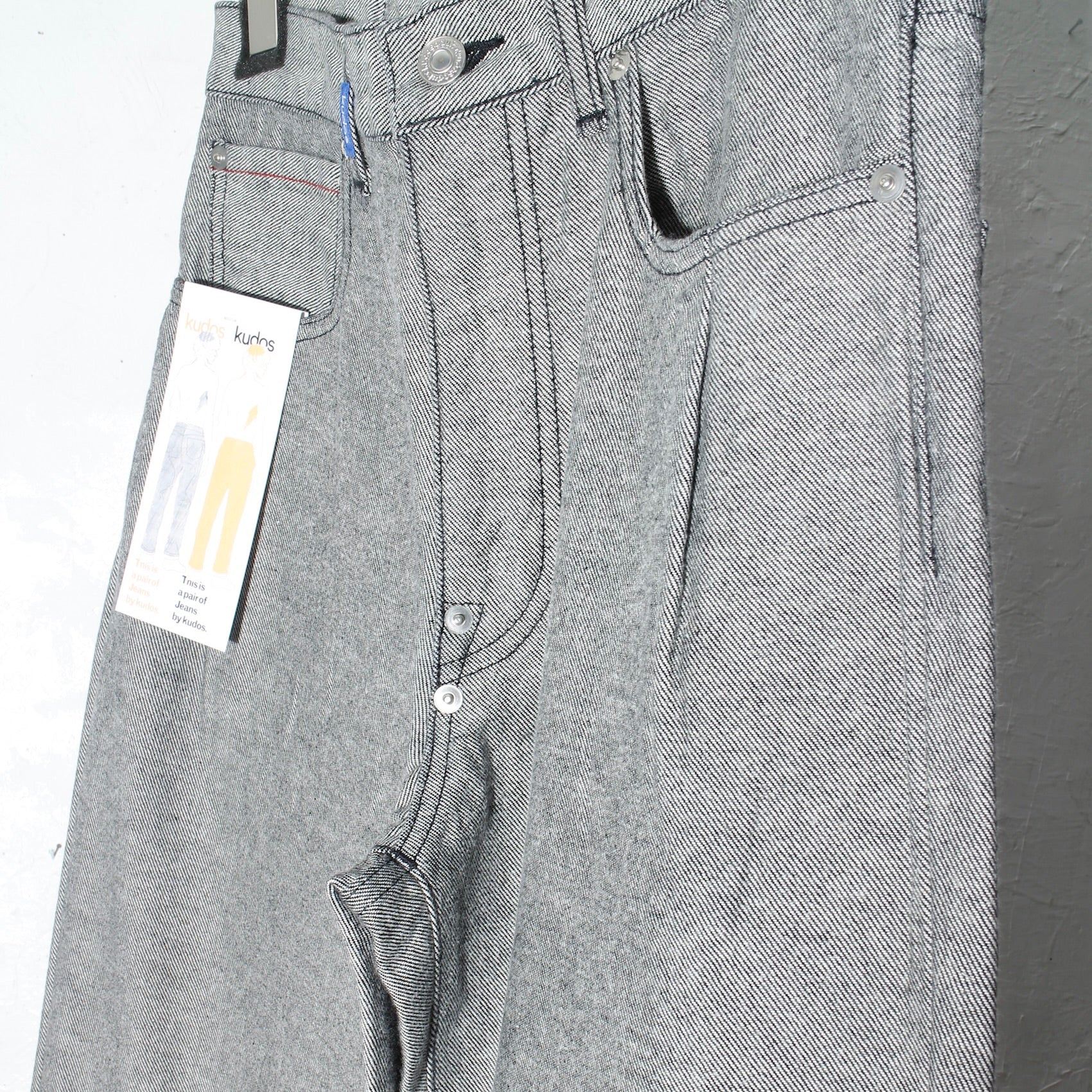 2TONE DENIM PANTS / gray – MIKIRIHASSHIN OFFICIAL