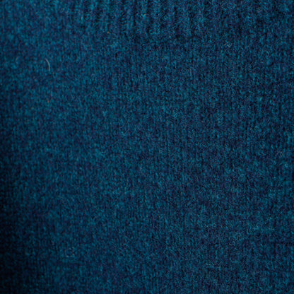 ウルグアイウールセーター / 紺緑