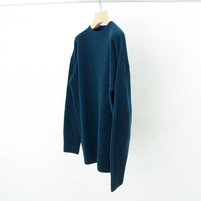 ウルグアイウールセーター / 紺緑