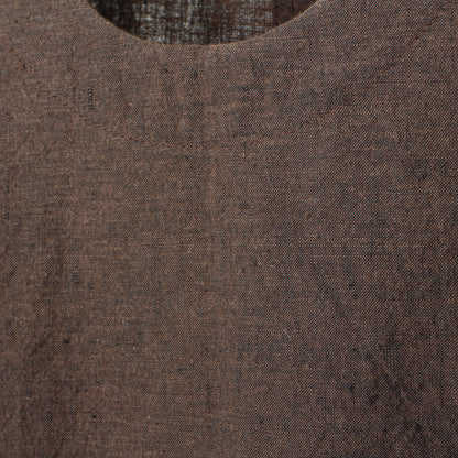 Linen cotton pullover / brown