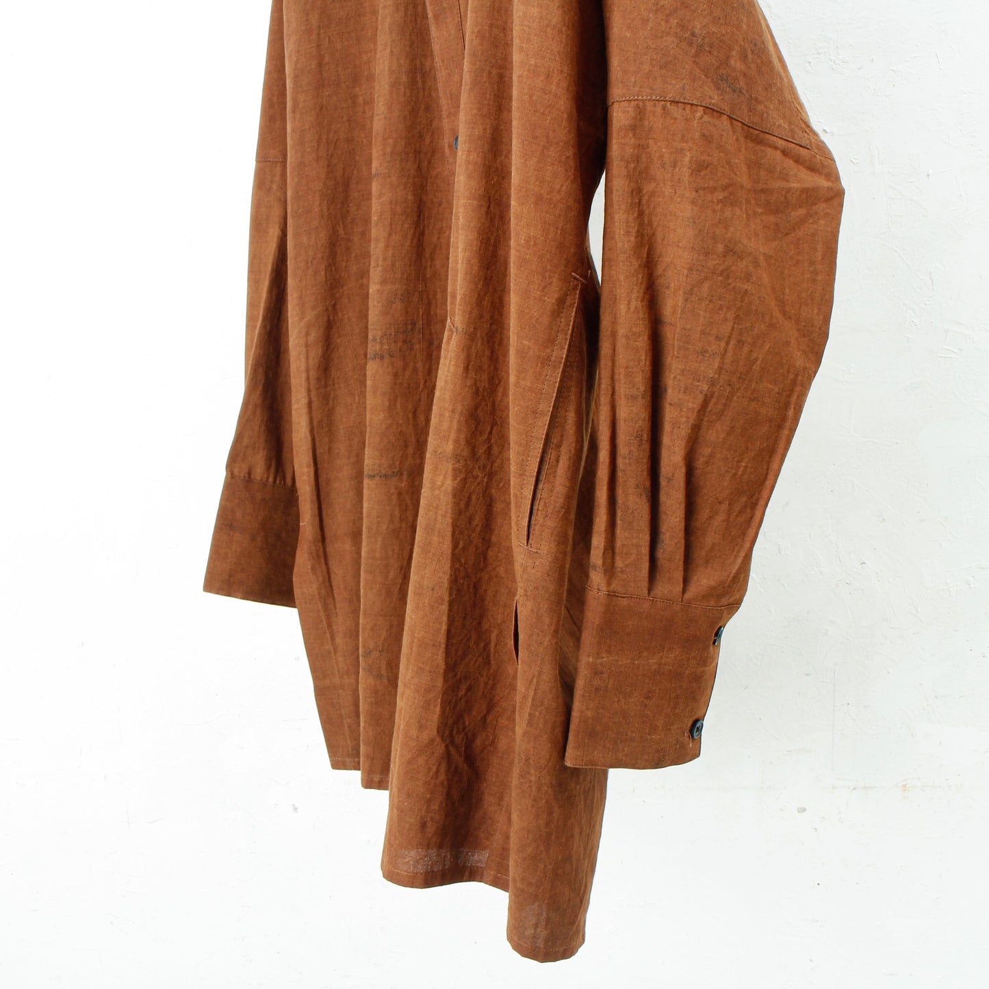 dorozome long shirts / brown