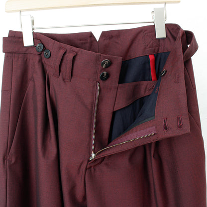 Chanbray wool 2tuck wide pants / enji