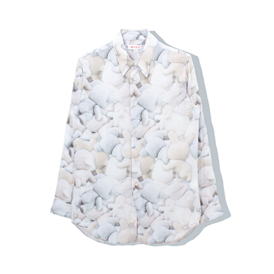 PRINT  SILK SHIRT / FLOCKY DOLL