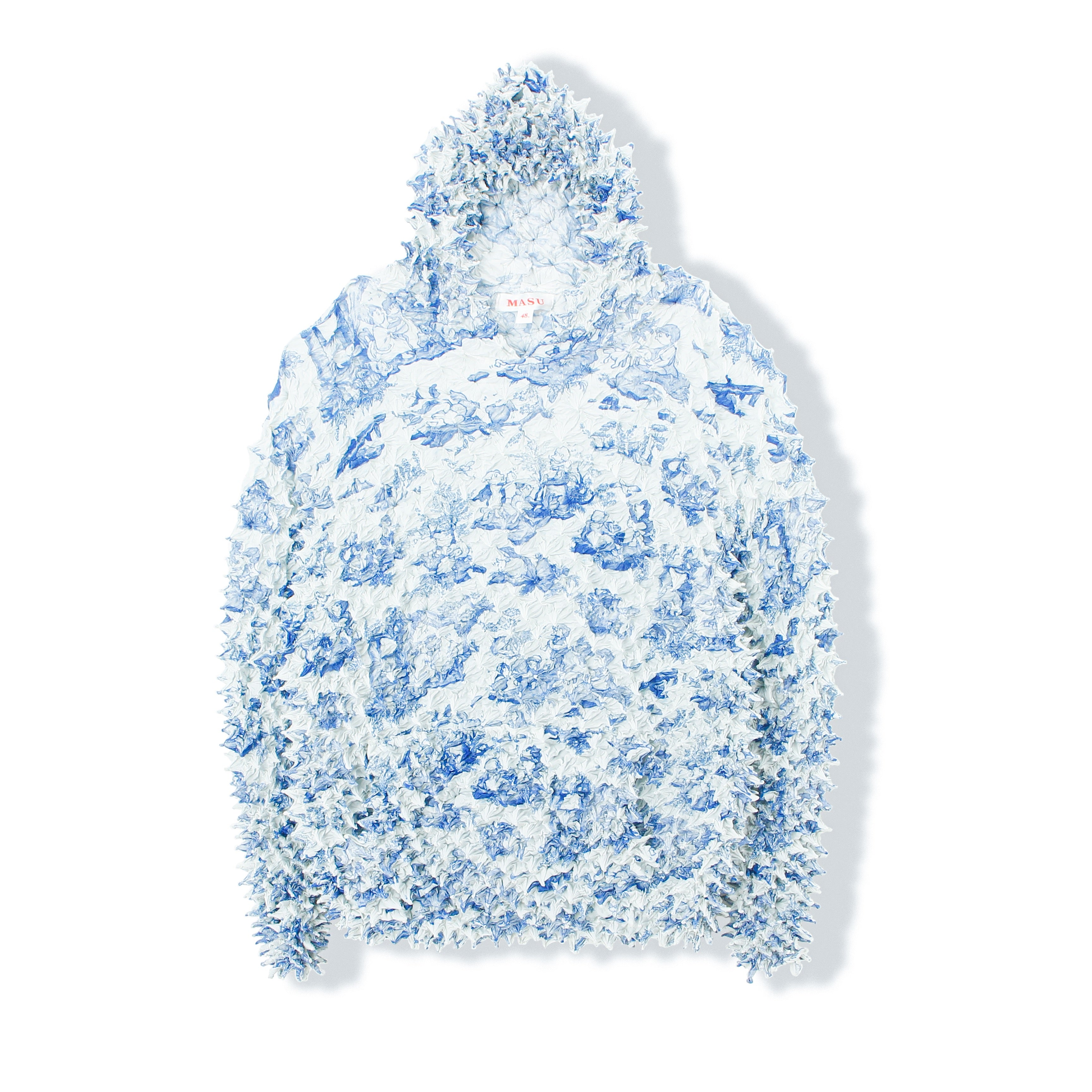 COMIC TOILE DE JOUY SPIKY HOODIE / blue – MIKIRIHASSHIN OFFICIAL