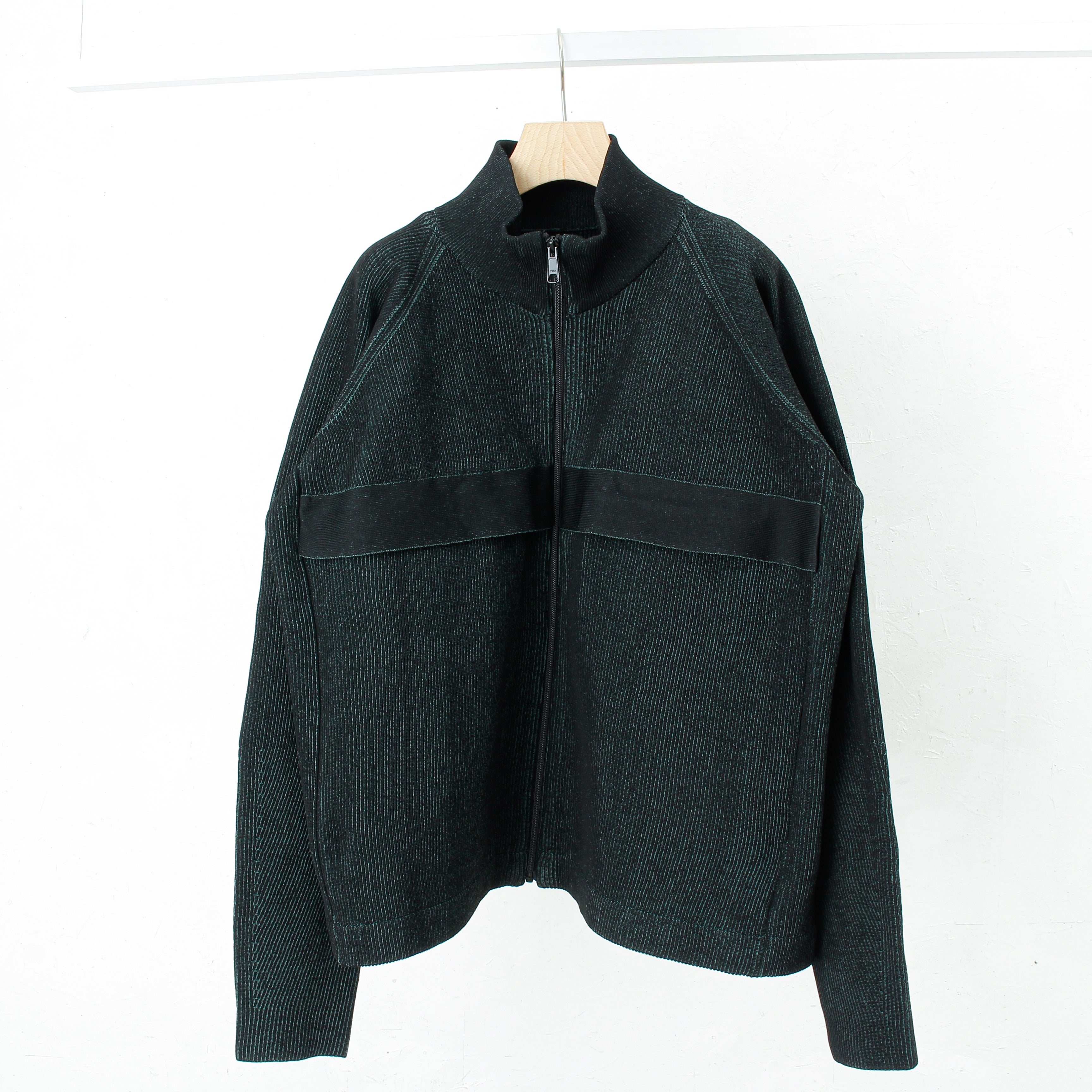 RIDGE KNIT JACKET /balck