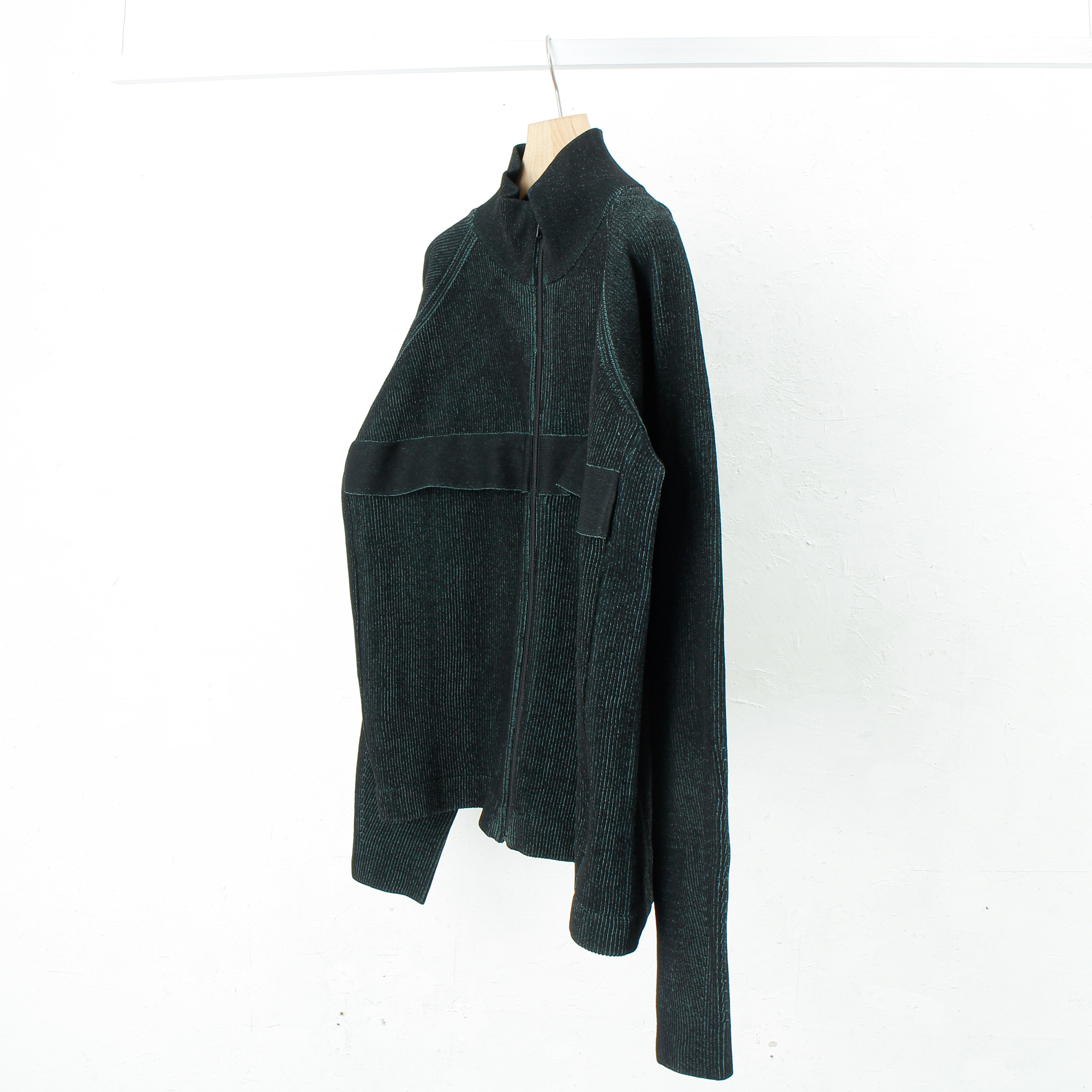 RIDGE KNIT JACKET /balck