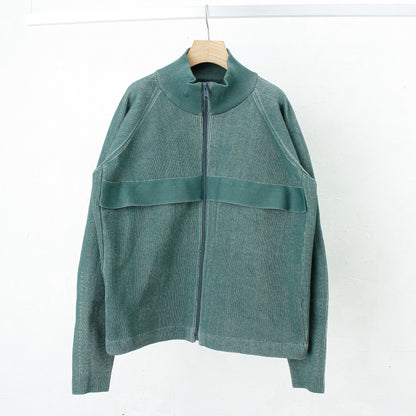 RIDGE KNIT JACKET /green