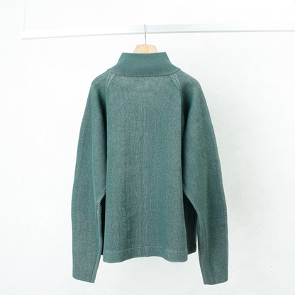 RIDGE KNIT JACKET /green