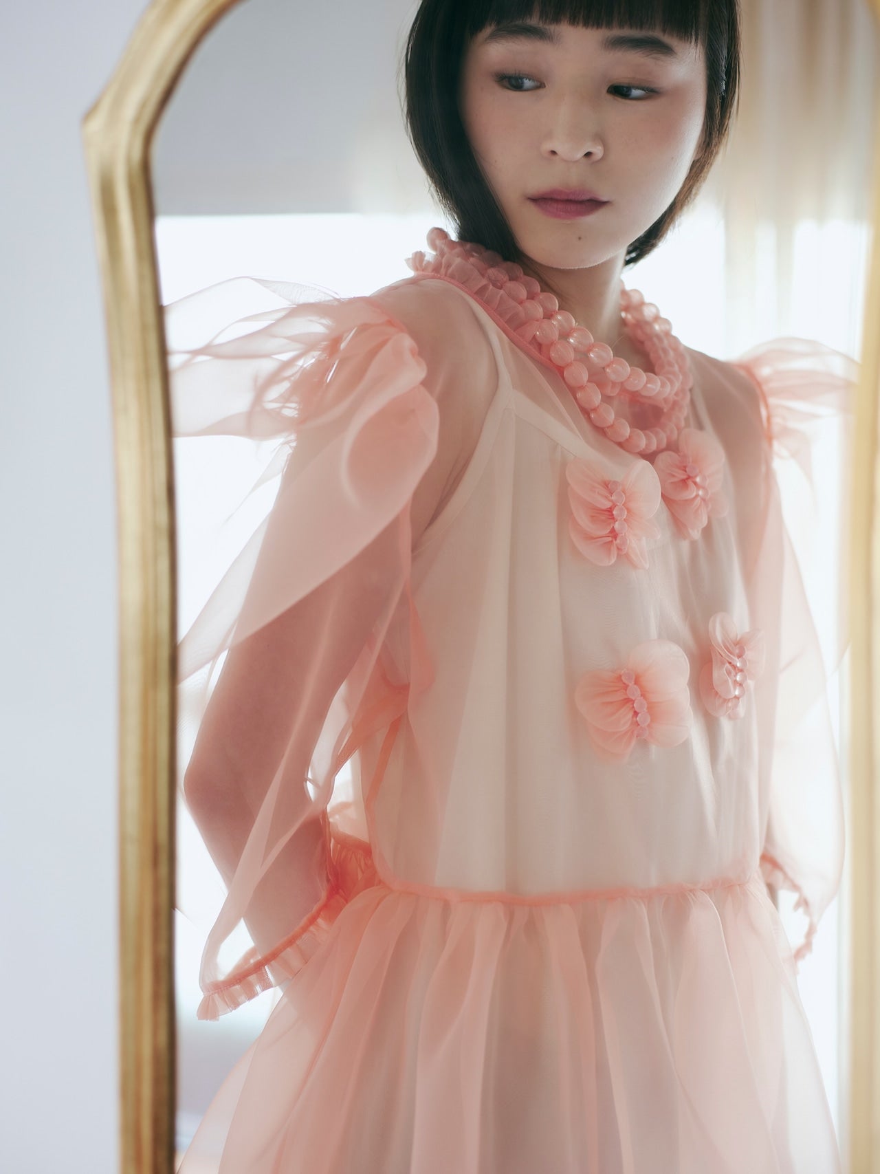 natsumi osawa/drops tulle necklace