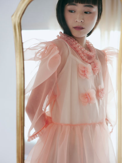 natsumi osawa/drops tulle necklace