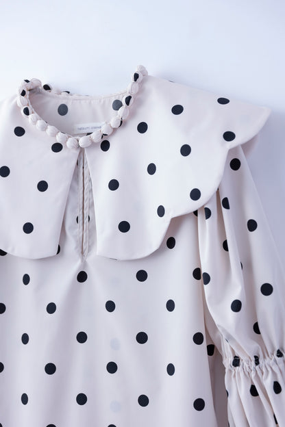 natsumi osawa/pearl scalloped dress #dot