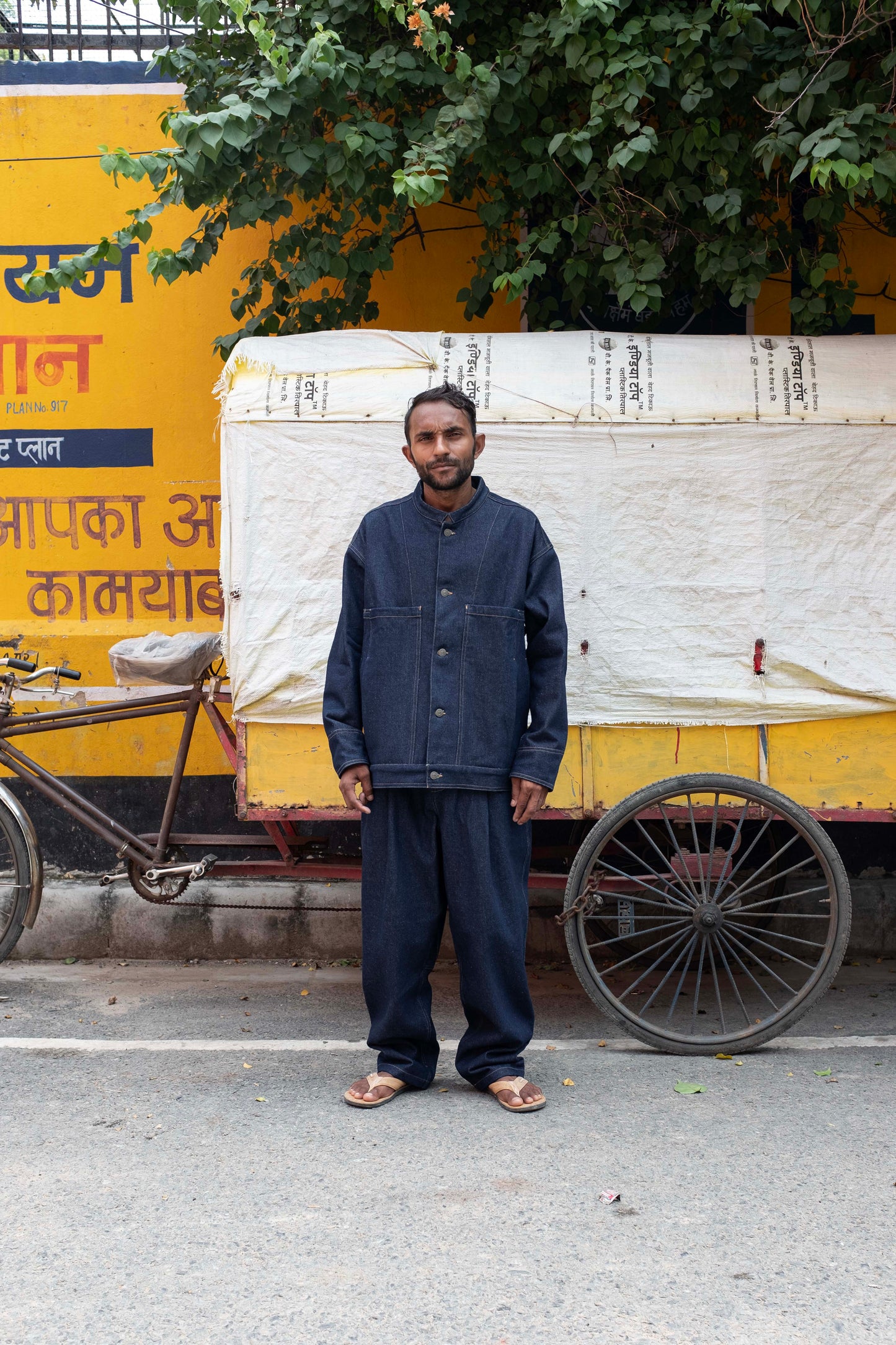 India Denim Pants