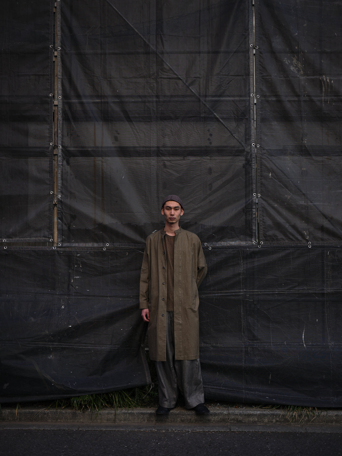 Uneven Dyed Pullover  / yellow